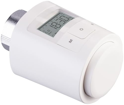 revolt Heizkoerperthermostat: Programmierbares Universal-Heizkörper-Thermostat, Display, Boost-Modus (Energiespar Heizkörperthermostat, Heizungsventil-Thermostat)