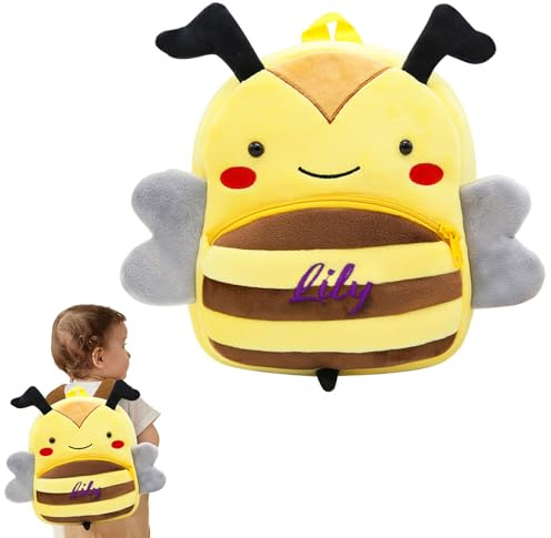 Generisch Personalisierte Kinder Rucksack, Gestickt Kinderrucksack, Kindergartenrucksack Kordsamt Rucksack Kleinkind Jungen Und Mädchen Rucksack Kita Mit Namen Für Kinder Von 1-4 Jahren
