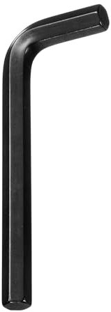 sourcing map Hex Key Wrench 7/16 45# Carbon Steel L-Shape Hexagon SAE Wrenches Repairing Tool for Home DIY Bike Motorcycle Repair, Black