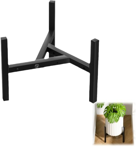 AkNebriax Portavasi,1 pezzo Sgabello per fiori da interno, Portavasi regolabile,Scaffale per piante nero Scala per fiori per angolo della stanza Soggiorno Balcone Terrazza Finestra Giardino Cortile