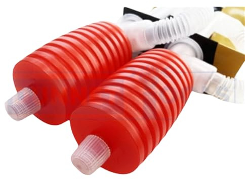 Dunnet Tools Manual Syphon Hand Pump | Heat & Cold Proof Self-Priming Fuel Transfer Pump for Petrol, Diesel, Gasoline, Water & Oil | Flow Rate: A10-6.5L/Min | Portable Liquid Siphon Kit (2pc)