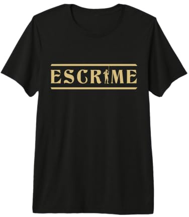 Esgrima Jugadores Juego Fencing French-Escrime Esgrima Camiseta Premium