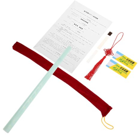 Toddmomy Traditionelle Chinesische Flöte in G dur aus Hygienischem PC Material mit Vollständigem Zubehörset für Anfänger und Festivalpraxis in Klassischem Antikem Design