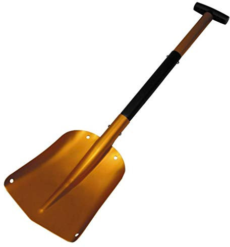 MFH Lawinenschaufel Aluminium 3 teilig ausziehbarer Stiel nur 600g Schaufel mit geringem Packmaß