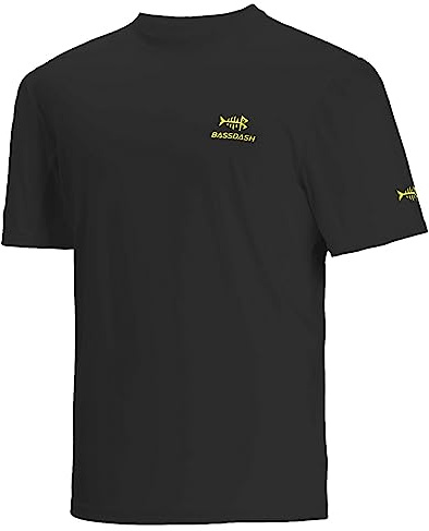Bassdash T-Shirt de pêche à Manches Courtes Anti-UV UPF 50+ pour Homme