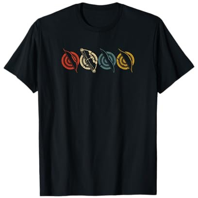 Bogenschießen Jagd Vintage Langbogen Compound Bogen T-Shirt