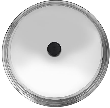 DOITOOL Glasdeckel Universal Topfdeckel Topf Universal Pan Abdeckung Kochen Topf Kochgeschirr Ersatz Für Bratpfannen Pfannen 40Cm (Gelegentliche) Topf