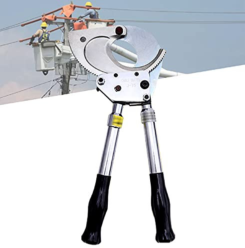 LXX Cable Cutters Bolt Cutters, Ratchet Cable Cutter Heavy Duty, Cable Shears Wire Cutters 500mm²/3x120mm² for Professional Cable Cutting