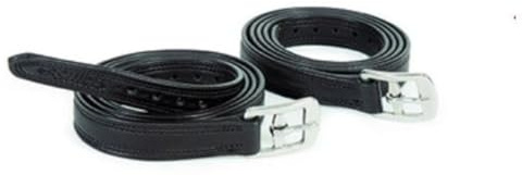Shires Easy Care Non Stretch Stirrup Leathers - 36 x 3/4 Black
