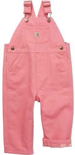 Carhartt Salopette da bambina (foderata e sfoderata), Limonata Rosa, 4T