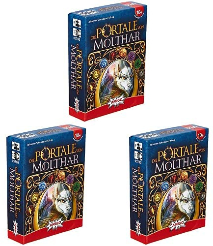 AMIGO 05780 - Die Portale von Molthar, Kartenspiel, 3er Pack