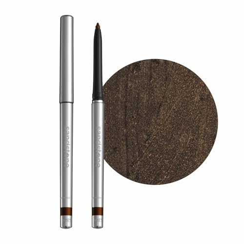 Sandstone Scandinavia Metallic Augenstift – Wasserfester Gel-Eyeliner mit schimmerndem Finish – Hypoallergen, parfümfrei & vegan – Für empfindliche Augen – Braun