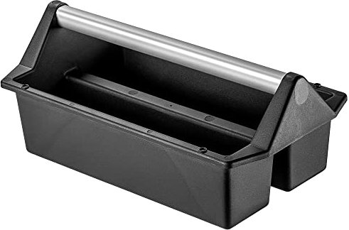 KADAX Werkzeugkasten, kunststoff-Tragekasten in 2 Größen, Mehrzwecktragekasten für Werkzeug, Toolbox mit Tragegriff, Werkzeugablage, Werkzeugträger (40x22 cm)