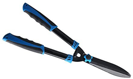 TONZN Garden hedge shears garden tools, hedge shears blades and steel handles manual hedge shears for pruning boxwood tall bushes