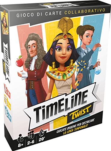 Asmodee - Timeline Twist, Brettspiel, 2-6 Spieler, 8+ Jahre, italienische Ausgabe