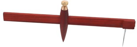 NUOBESTY Compasso per Ceramica in Legno Taglierina Cerchio per Argilla Strumento Professionale di Precisione Facile da Usare per Lavori di Ceramica e Artigianato