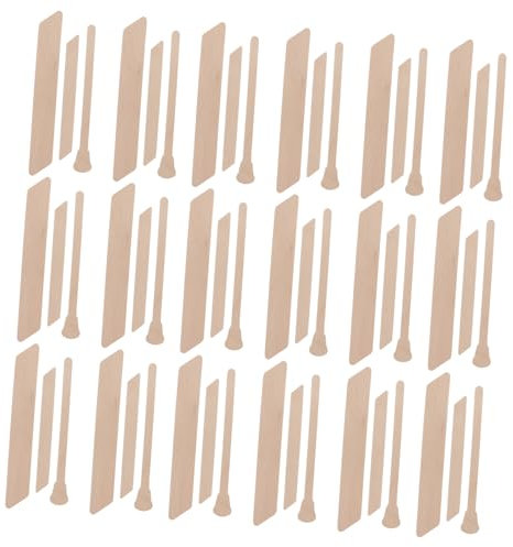FRCOLOR 150stücke Haarentfernung Wachs Sticks Holz Wachsstift Körperhaarentfernungszubehör Wachsstreifen Zur Haarentfernung Wachsstift Für Augenbrauen Gesichtshaarentfernung