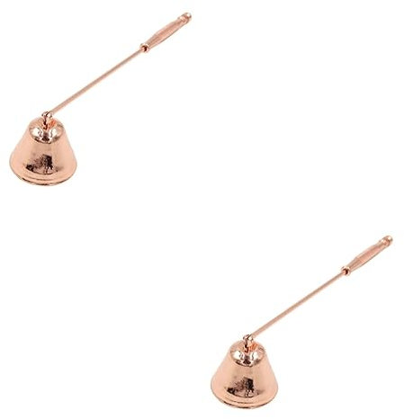 IMIKEYA 2stücke Candle Extinguisher Roségold Eleganter Dochtlöscher Für Teelichter Und Jar-Kerzen Verlängert Die Brenndauer Und Sorgt Für Sauberes Abbrennen