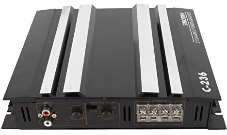 Amplificatore Audio, Amplificatore per Auto Compatto da 3800 W in Lega di Alluminio per Impianto Stereo
