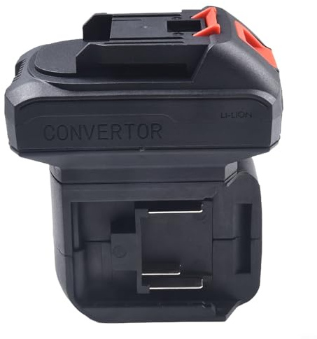 Honseadek Battery Adapter Converter 1 To 2, For Power Tools Hoists Keys Work Lights, 135 * 100mm Black, Easy Install, Long Battery Life(for Dayi to Mta)