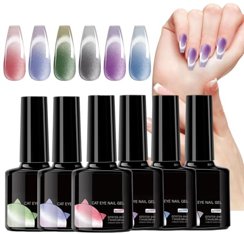 Esmalte de Uñas Gel Cosméticos Manicura con Arte Magnético
