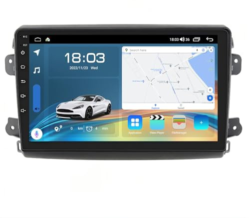 Android 15 Autoradio per Fiat Ducato Van L3H2 2021 2022 2023 Tablet Pollici 9 Schermo MP5 Lettore Multimediale Receiver GPS Navigazione con SWC FM RDS 4G Carplay Android Auto (Y3 8Core 2+64G)