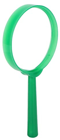Vistreck Mini Handhållen Förstoringsglas med Plasthandtag - Bärbar Läslupp för Studenter och Barn (Grön)