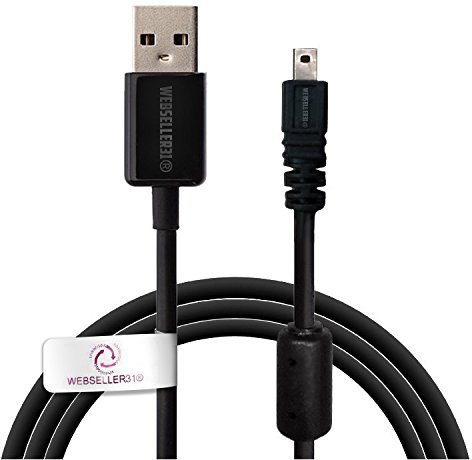 WEBSELLER31® USB DATA CABLE REPLACEMENT LEAD FOR Nikon D7200 Digital SLR + 18-105mm Lens Lens TRANSFER PHOTO TO MAC OR PC FROM CAMERA