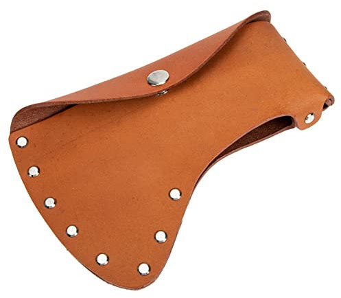 YARNOW -beschützer Beilschutz Schutz Leder Axtklingenabdeckung Protector Case Hatchet Scheide Für Beil Axtkopfhülle Äxte Schutzkappe Abdeckung Rindsleder Tragbar Schild