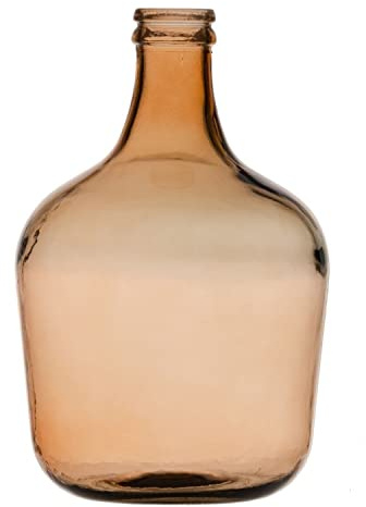 Garrafa Decorativa vidrio reciclado Caramelo 27 x 27 x 42 cm