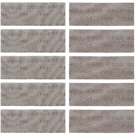 ECSiNG 10Pcs Fogli Abrasivi In Rete 70x198 Mm Cuscinetti Per Levigatrice Con Gancio E Anello Grana 80/120 Carta Vetrata Per Lucidatura Molatura Per Levigatrice Orbitale Blocco Abrasivo Manuale