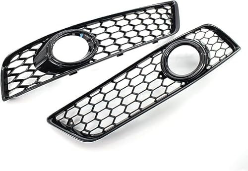 Auto Frontstoßstangengrill für Audi A3 8P 2009-2013, Auto Frontgitter Kratzfest Kühlergrill Lufteinlassgrill,A