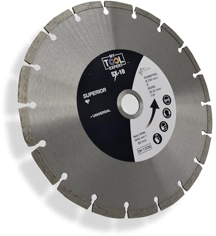 230mm Diamond Cutting Discs for Angle Grinder, SX-10 Superior Diamond Cutting Blade For Masonry, Concrete, Paving Slabs, Bricks