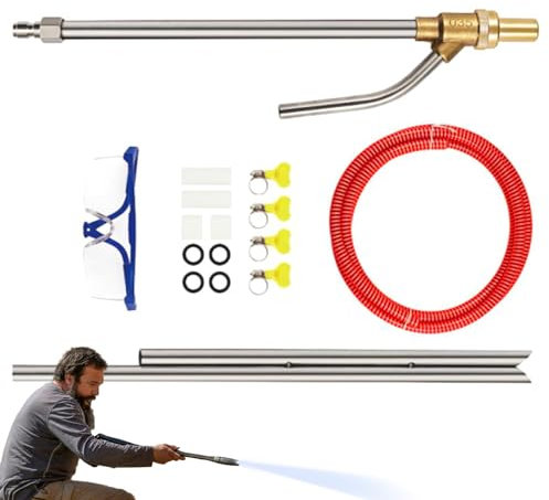 Sand Blaster per idropulitrice | Kit di sabbiatrici a sabbia per idropulitrice da 5000 psi - 1/4 di pollice a sgancio rapido sabbiatrici per compressore d'aria