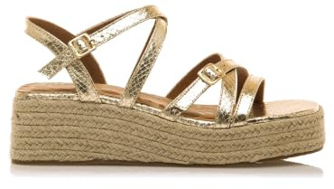 MTNG Sandales compensées Femme DALINA 59900 | 60585 | Or