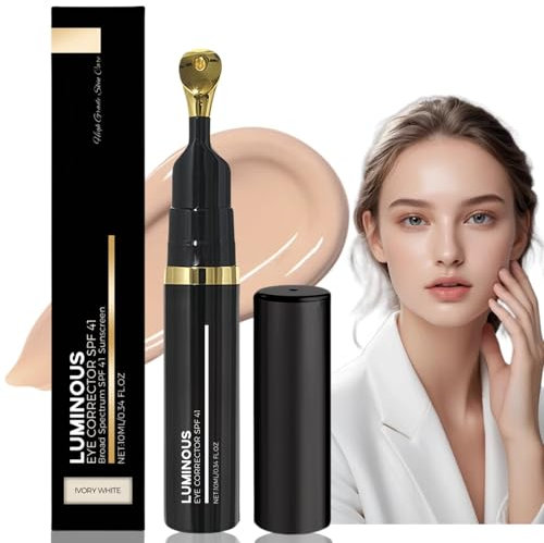 Eye Corrector SPF 41 - Under Eye Sunscreen and Color Corrector for Dark Circles, Anti-Aging Tinted Cream, Concealer for Mature Skin (Ivory White)