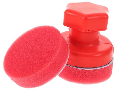 PENIKOKO Tampon De Polissage Éponge Avec Applicateur Pour Cire De Voiture Outil De Detailing Pour Pneus Et Surfaces Automobiles
