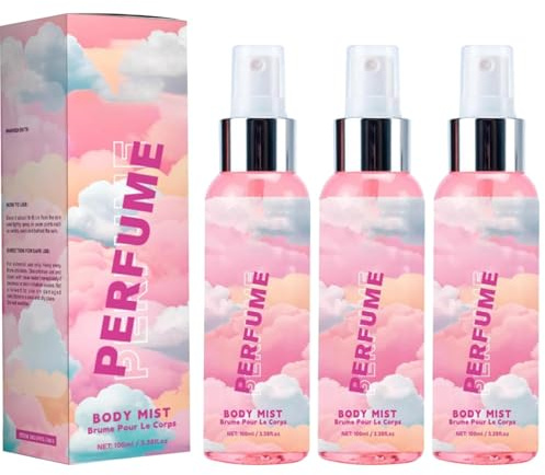 Marshmallow-Parfüm,süßer und weicher Duft für Frauen und Mädchen,lang anhaltender Körpernebel,ideal für Reisen,Haar- und Hautspray,frischer Alltagsduft,Sommer-inspiriertes,100 Ml,Für Frauen (3PC)