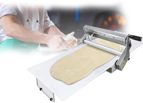 Máquina manual de pasta, grosor ajustable, hojas ultrafinas, fácil de limpiar, para panadería, pizza, croissant