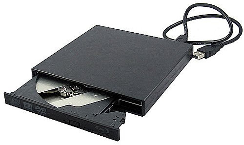 GUOM Graveur Blu-Ray externe USB Super BD-RE pour Apple MacBook Air, Pro, iMac, ordinateur portable, ordinateur de bureau, All-in-One PC Cumputer, Windows 98/2000/ME/XP/Vista/7/8/10 OS Noir