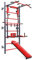 K-Sport: Trainingsset Sprossenwand + Dip Station, Klimmzugstange & Trainingsbank I Kraftstation mit Pull-Up Bar, Dip Stange & Hantelbank, inkl. E-Book