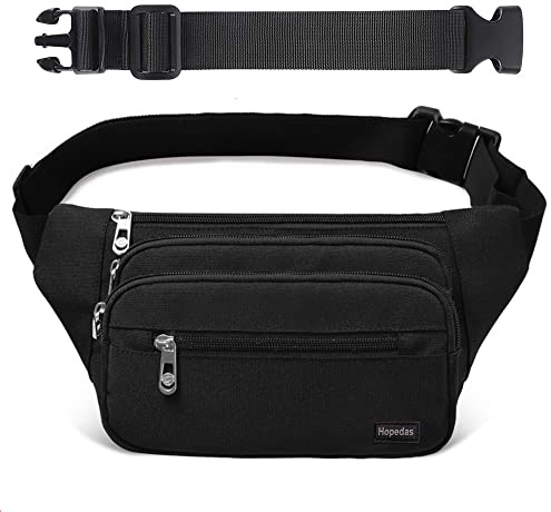 Hopedas Bauchtasche Gürteltasche Hüfttasche für Damen und Herren Hüfttasche Reisen Yoga Fitnessstudio für Outdoor Workout Sport und Reisen Laufen