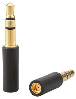 MMCX Female to 3.5mm Male Headphone Adapter Adapter for DENON AH-D9200 D7200 Sony MDR-Z1R MDR-Z7 Hifiman HE1000 to Connect 3.5mm Audio Headphones (MMCX to 3.5mm)