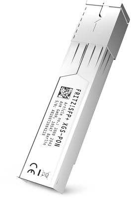 FRITZ!SFP XGS-PON (SFP+ Modul, bis zu 10 GBit/s für maximale Geschwindigkeiten über Glasfaser, für den Einsatz mit FRITZ!Box 5530 Fiber und FRITZ!Box 5590 Fiber geeignet)