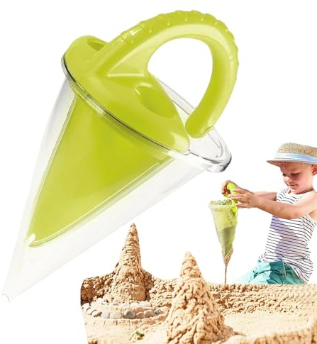 Spilling Funnel Beach Toy, Drip Sand Castle Building Kit, Sand & Water Mixing Toy, Beach Funnel Sands Castle BuildingKit, Drip Maker For Spectacular Creation Sands Castle Building