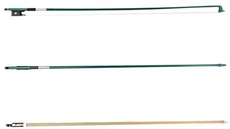 Archet De Violon En Fibre Carbone Archet De Violon 4/4 Bâton En Fiber Carbone Enroulement Fil D'argent Et Poignée Peau Mouton Grenouille Ébène Utilisation Durable