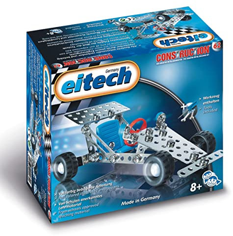 Eitech 00062 - Metallbaukasten Starter-Set - Rennwagen