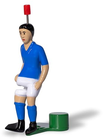 TIPP-KICK Star-Kicker Italien I Original Spieler für Groß & Klein I Spielspaß mit der Fußball-Figur Spiel I Zubehör I Trikot Blau