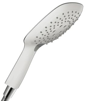 hansgrohe Raindance Select E 150 Duschkopf, 3 Strahlarten, Weiß/Chrom