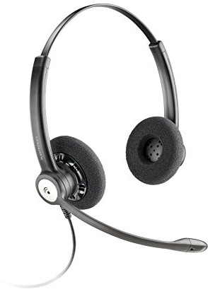 Plantronics Entera HW121N 202257-12 Micro Casque PC Noir